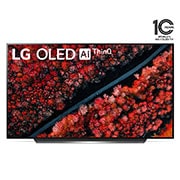 LG تلفزيون OLED مقاس 55 بوصة من مجموعة C9 من LG تصميم الشاشة السينمائية الرائعة، تلفزيون 4K HDR الذكي w/ThinQ AI, OLED55C9PVA, thumbnail 1