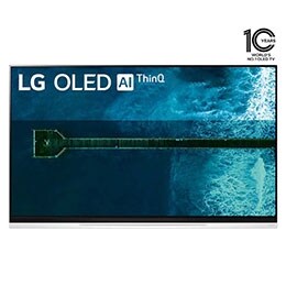 تلفزيون OLED مقاس 65 بوصة من مجموعة E9 من LG تصميم صورة على زجاج، تلفزيون 4K HDR الذكي، تلفزيون w/ThinQ AI2