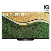 LG تلفزيون OLED مقاس 55 بوصة من مجموعة B9 من LG تصميم الشاشة السينمائية، تلفزيون 4K HDR الذكي، تلفزيون w/ThinQ AI, OLED55B9PVA, thumbnail 1