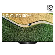 LG تلفزيون OLED مقاس 65 بوصة من مجموعة B9 من LG تصميم الشاشة السينمائية الرائعة، تلفزيون 4K HDR الذكي w/ThinQ AI, OLED65B9PVA, thumbnail 1
