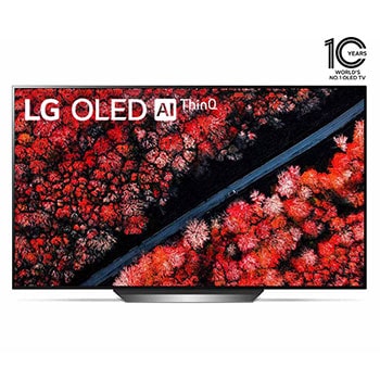 تلفزيون OLED مقاس 77 بوصة من مجموعة C9 من LG تصميم الشاشة السينمائية الرائعة، تلفزيون 4K HDR الذكي w/ThinQ AI1