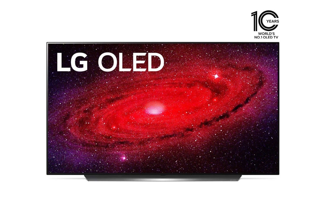 LG تلفزيون إل جي 55 بوصة أو إي إل دي  OLED   من سلسلة CX،  تصميم شاشة سينمائي 4K، شاشة سينمائية ذات نطاق ديناميكي ذكي HDR WebOS وبتقنية ThinQ Al الذكية وتعتيم البكسيل, OLED55CXPVA