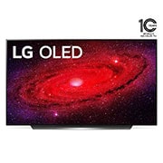 LG تلفزيون إل جي 55 بوصة أو إي إل دي  OLED   من سلسلة CX،  تصميم شاشة سينمائي 4K، شاشة سينمائية ذات نطاق ديناميكي ذكي HDR WebOS وبتقنية ThinQ Al الذكية وتعتيم البكسيل, OLED55CXPVA, thumbnail 1