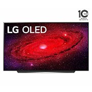 LG تلفزيون إل جي 77 بوصة أو إي إل دي  OLED   من سلسلة CX،  تصميم شاشة سينمائي 4K، شاشة سينمائية ذات نطاق ديناميكي ذكي HDR WebOS وبتقنية ThinQ Al الذكية وتعتيم البكسيل, OLED77CXPVA, thumbnail 1