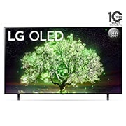 LG تلفزيون ال جي OLED مقاس 55 بوصة من مجموععة A1 مع 4K HDR ونظام التشغيل webOS22 ومزودة بتقنية ThinQ AI., مظهر أمامي, OLED55A1PVA, thumbnail 1