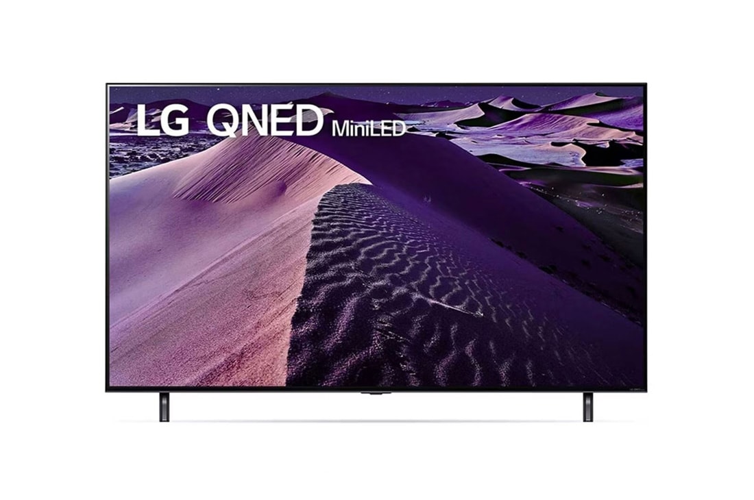 LG تلفزيون ال جي QNED مقاس 75 بوصة من سلسلة QNED مع 4K HDR مع تكنولوجيا ThinQ AI. , front view, 75QNED856QA