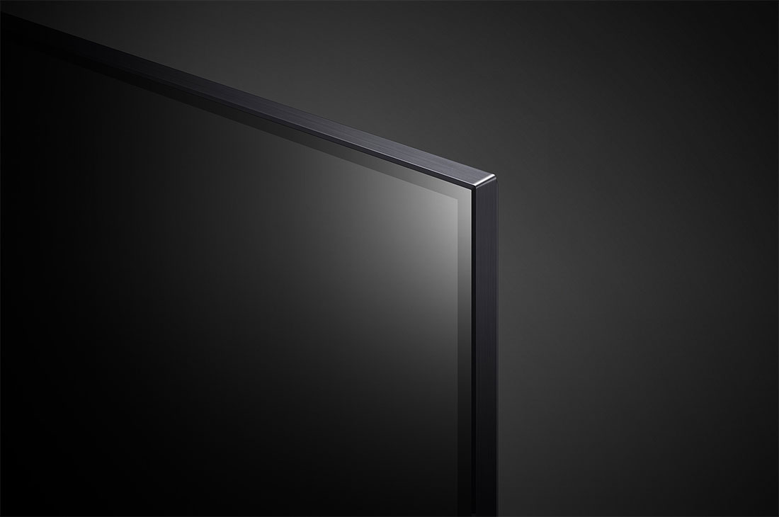 LG تلفزيون إل جي QNED MiniLED مقاس 75 بدقة 4K لعام 2023, منظر عن قرب للحواف, 75QNED856RA, thumbnail 6