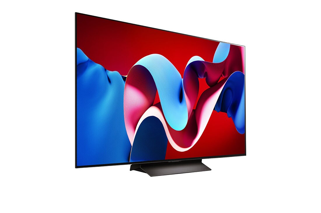 LG تلفزيون LG OLED evo C4 4K الذكي مقاس 55 بوصة المدعوم بجهاز التحكم AI Magic remote وتكنولوجيا الصوت Dolby Vision وواجهة webOS24 طراز عام 2024, صورة جانبية مائلة لليمين لتلفزيون LG OLED evo TV،‏ OLED C4, OLED55C46LA, thumbnail 6