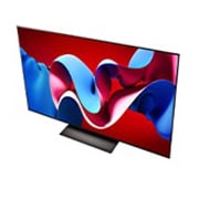 LG تلفزيون LG OLED evo C4 4K الذكي مقاس 55 بوصة المدعوم بجهاز التحكم AI Magic remote وتكنولوجيا الصوت Dolby Vision وواجهة webOS24 طراز عام 2024, صورة بزاوية من الأعلى لتلفزيون LG OLED evo TV،‏ OLED C4, OLED55C46LA, thumbnail 9