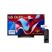 LG تلفزيون LG OLED evo C4 4K الذكي مقاس 65 بوصة المدعوم بجهاز التحكم AI Magic remote وتكنولوجيا الصوت Dolby Vision وواجهة webOS24 طراز عام 2024, OLED65C46LA, thumbnail 1