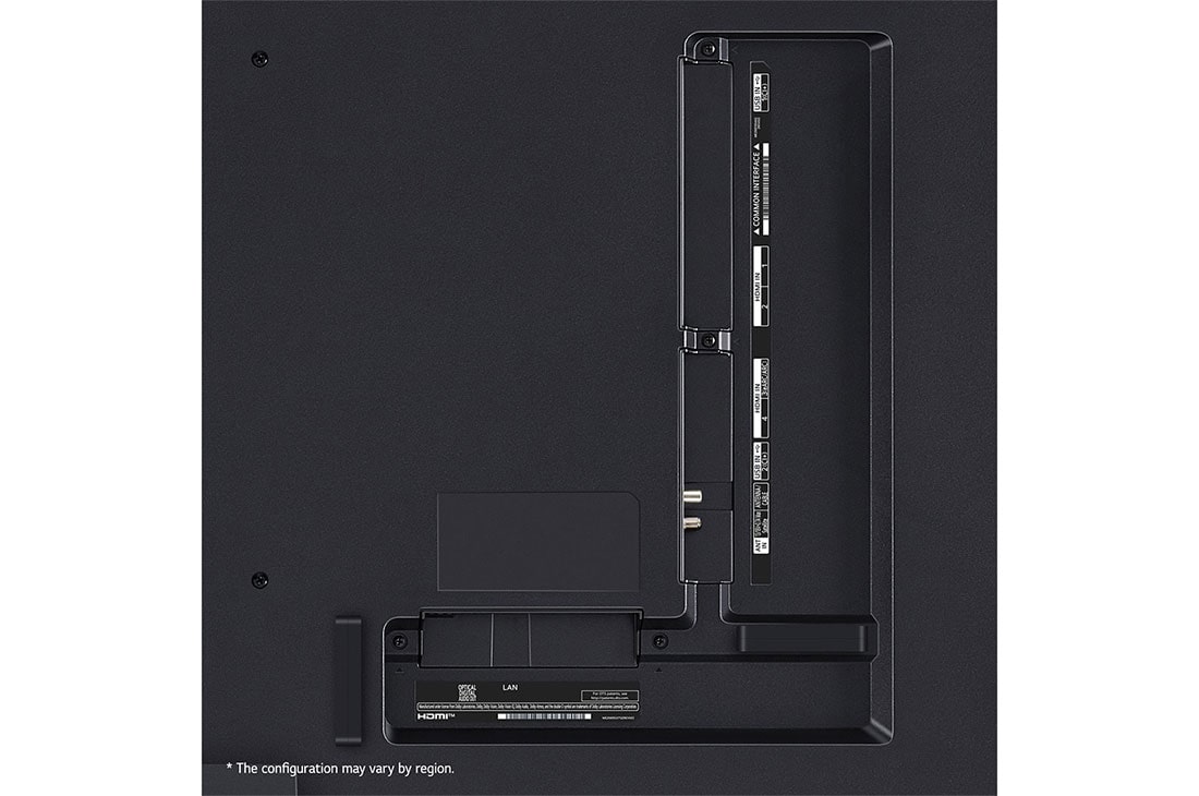 LG تلفزيون LG QNED QNED86T 4K الذكي مقاس 65 بوصة المدعوم بجهاز التحكم AI Magic remote وميزة HDR10 وواجهة webOS24 طراز عام 2024, ports view, 65QNED86T6A, thumbnail 5