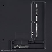 LG تلفزيون LG QNED QNED86T 4K الذكي مقاس 55 بوصة المدعوم بجهاز التحكم AI Magic remote وميزة HDR10 وواجهة webOS24 طراز عام 2024, ports view, 55QNED86T6A, thumbnail 5