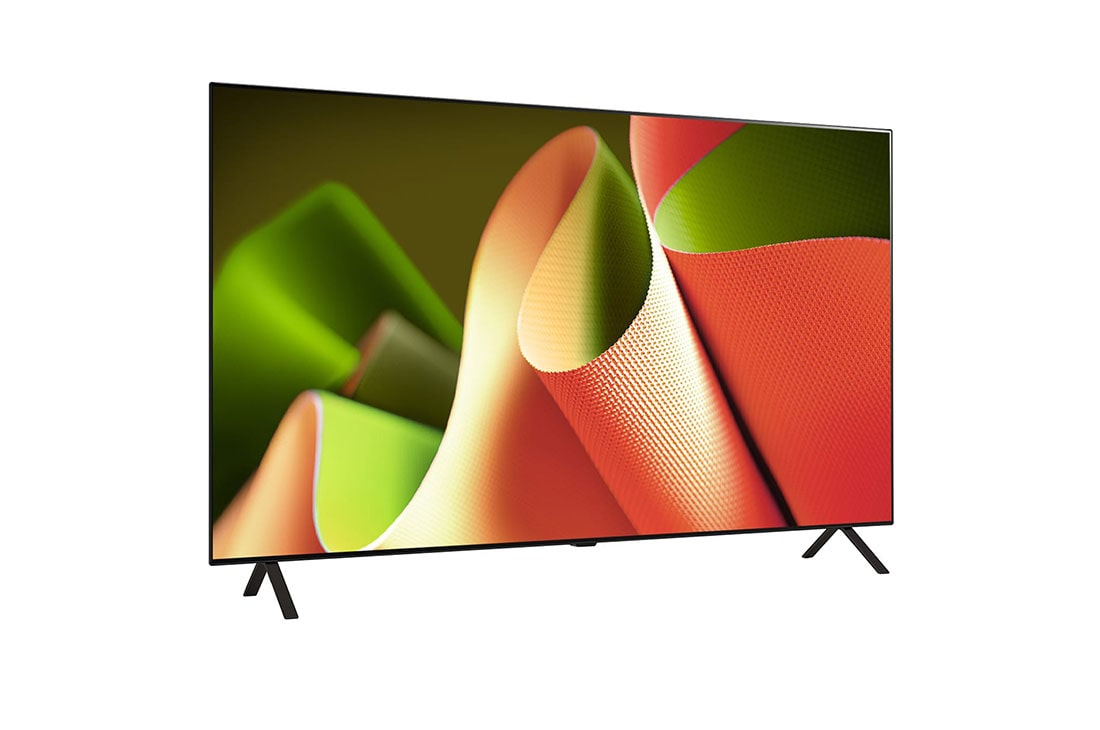 LG تلفزيون LG OLED B4 4K الذكي مقاس 65 بوصة المدعوم بجهاز التحكم AI Magic remote وتكنولوجيا الصوت Dolby Vision وواجهة webOS24 طراز عام 2024, صورة جانبية بزاوية مائلة لليمين لتلفزيون LG OLED TV،‏ OLED B4, OLED65B46LA, thumbnail 7