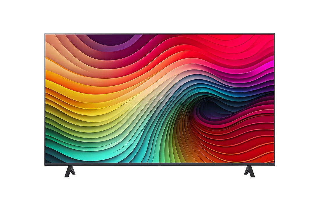 LG تلفزيون LG NanoCell NANO80T 4K الذكي مقاس 55 بوصة المدعوم بجهاز التحكم AI Magic remote وميزة HDR10 وواجهة webOS24 طراز عام 2024, صورة جانبية بزاوية مائلة لليسار لتلفزيون LG NanoCell TV،‏ وNANO80, 55NANO80T6A, thumbnail 3