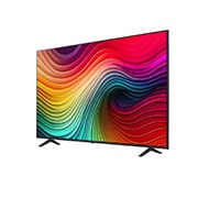 LG تلفزيون LG NanoCell NANO80T 4K الذكي مقاس 55 بوصة المدعوم بجهاز التحكم AI Magic remote وميزة HDR10 وواجهة webOS24 طراز عام 2024, صورة جانبية لتلفزيون LG NanoCell TV، وNANO80, 55NANO80T6A, thumbnail 4