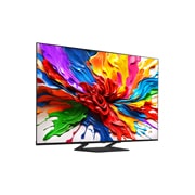 LG  تلویزیون هوشمند 85 اینچ webOS25 2025 مدل LG QNED evo AI QNED93 4K 144Hz با AI Magic remote , صورة جانبية بزاوية مائلة لليمين لتلفزيون LG QNED evo QNED93 TV., 85QNED93A6A, thumbnail 2