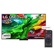 LG تلفزيون LG QNED evo AI QNED86 الذكي مقاس 86 بوصة بدقة 4K 120Hz ومدعوم بجهاز التحكم AI Magic remote وواجهة webOS25 طراز عام 2025 , 86QNED86A6A, 86QNED86A6A, thumbnail 1