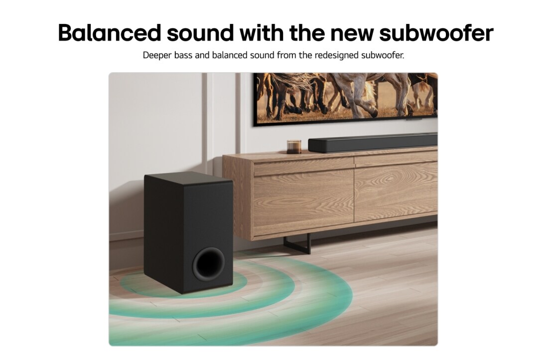 LG مكبر صوت LG Soundbar بنظام صوت محيطي 9.1.5 قناة، تقنية Dolby Atmos، معايرة الغرفة بالذكاء الاصطناعي, بطاقة USP: صوت متوازن بفضل مكبر الصوت الفرعي الجديد, S95AR, thumbnail 16