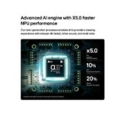 LG تلفزيون LG QNED evo AI QNED84 Mini LED 4K الذكي مقاس 75 بوصة، إصدار 2026  , يتألق معالج alpha 8 AI Processor 4K Gen3 في تلفزيون LG QNED evo AI Mini LED QNED84 بإضاءة زرقاء فوق لوحة الدوائر الإلكترونية، مُبرزًا قوة معالجة الذكاء الاصطناعي مع وحدة معالجة عصبية (NPU) أسرع بمعدل , 75QNED84B6T, thumbnail 6