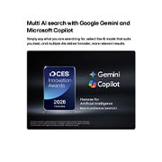 LG تلفزيون LG QNED evo AI QNED84 Mini LED 4K الذكي مقاس 75 بوصة، إصدار 2026  , تعترف شارة 2026 CES Innovation Awards Honoree في فئة الذكاء الاصطناعي بالبحث متعدد الذكاء الاصطناعي باستخدام Google Gemini وMicrosoft Copilot., 75QNED84B6T, thumbnail 9