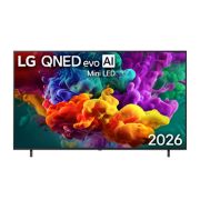 LG تلفزيون LG QNED evo AI QNED85 Mini LED 4K الذكي مقاس 75 بوصة، إصدار 2026, يُظهر المنظر الأمامي لتلفزيون LG QNED evo AI Mini LED QNED85، إصدار 2026، الشاشة وهي تمتلئ بانفجارات لونية نابضة وانسيابية تحاكي حركة الطلاء متعدد الألوان، بينما تمتزج سحب كثيفة من الألوان بسلاسة تامة, 75QNED85B6T, thumbnail 1