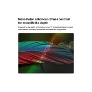 LG تلفزيون LG NANO 4K AI NU85 الذكي مقاس 85 بوصة، إصدار 2026, يعرض LG NANO 4K UHD AI NU85 المزود بتقنية Nano Detail Enhancer صورة ريشة، مدعومًا بمعالج alpha AI الذي يكتشف التفاصيل الدقيقة لتحسين التباين والعمق وتقديم صورة 4K أكثر وضوحًا وثلاثية الأبعاد., 85NU850B6LA, thumbnail 4