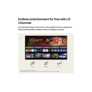 LG تلفزيون LG NANO 4K AI NU85 الذكي مقاس 85 بوصة، إصدار 2026, تنتقل الشاشة الرئيسية لتلفزيون LG NANO 4K UHD AI NU85 إلى واجهة قنوات LG Channels، لعرض قنوات تلفزيونية مباشرة وأفلام مجانية ومحتوى حصري. فهو يسلط الضوء على الوصول المباشر إلى مئات خيارات الترفيه دون , 85NU850B6LA, thumbnail 11