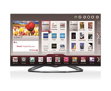 LG تلفزيون 42 انش، ال جي السينمائي الذكي ثلاثي الابعاد ، LA6600, 42LA6600