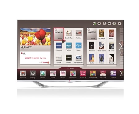 LG تلفزيون 47 انش، ال جي السينمائي الذكي ثلاثي الابعاد ، LA7400, 47LA7400