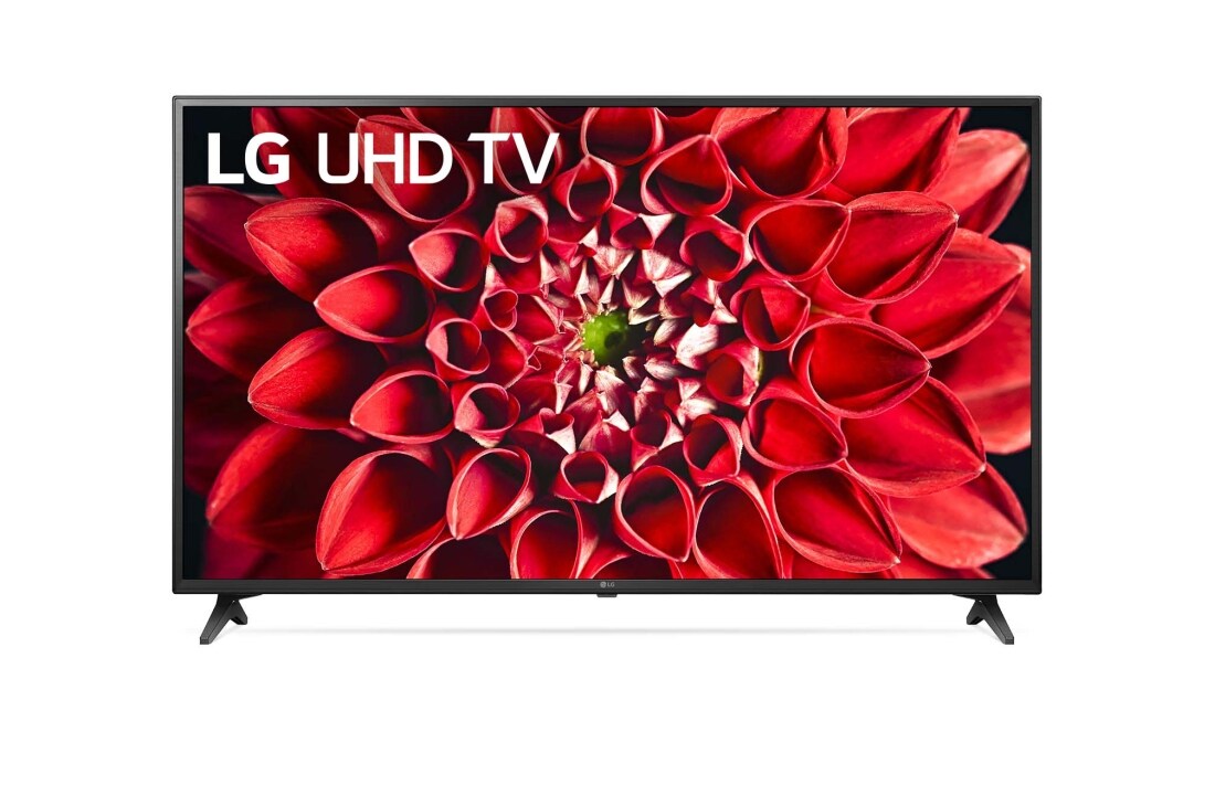 LG تلفزيون إل جي 4K فائق الدقة 55 بوصة، موديل UN71، فور كي ونطاق ديناميكي فعال HDR ونظام تشغيل WebOS الذكي مع تقنية الذكاء الاصطناعي ThinQ AI, 55UN7100PVA