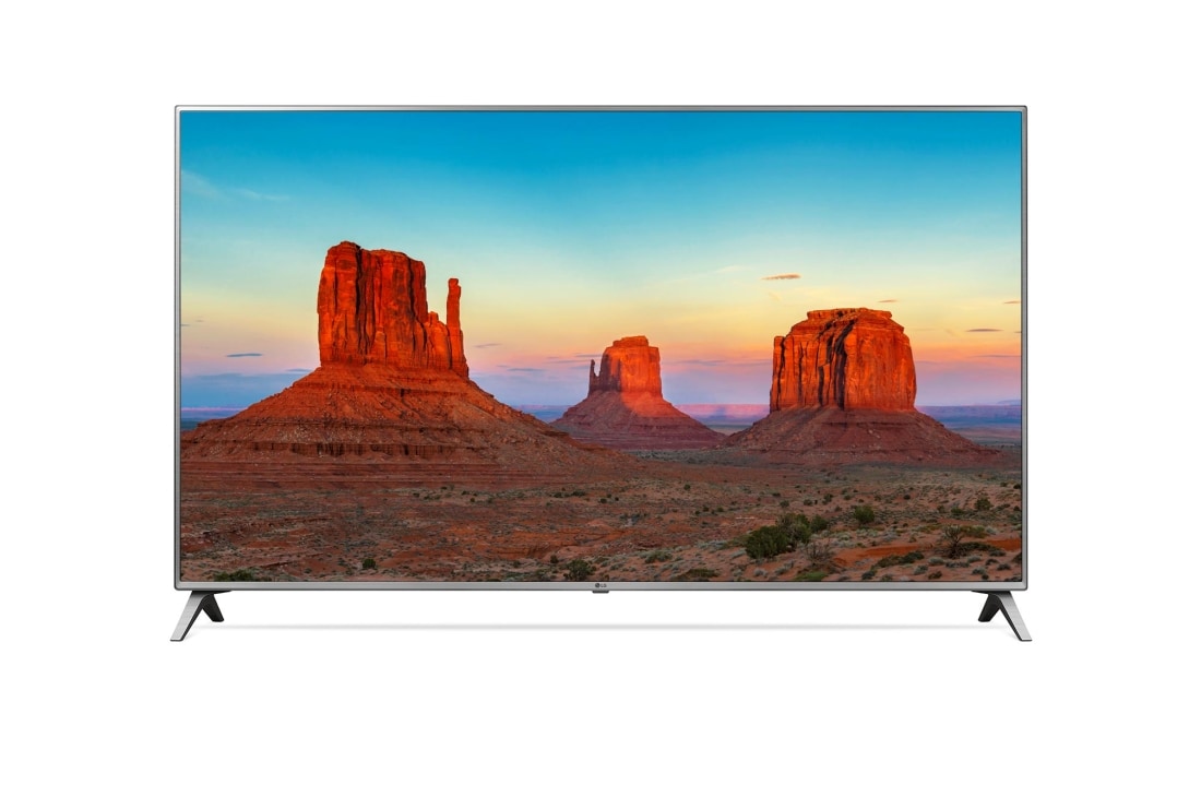 LG سلاسل تلفزيون UHD مقاس 86 بوصة UK7050 من LG، شاشة IPS 4K، تلفزيون 4K HDR LED الذكي، w/ThinQ AI, 86UK7050PVA