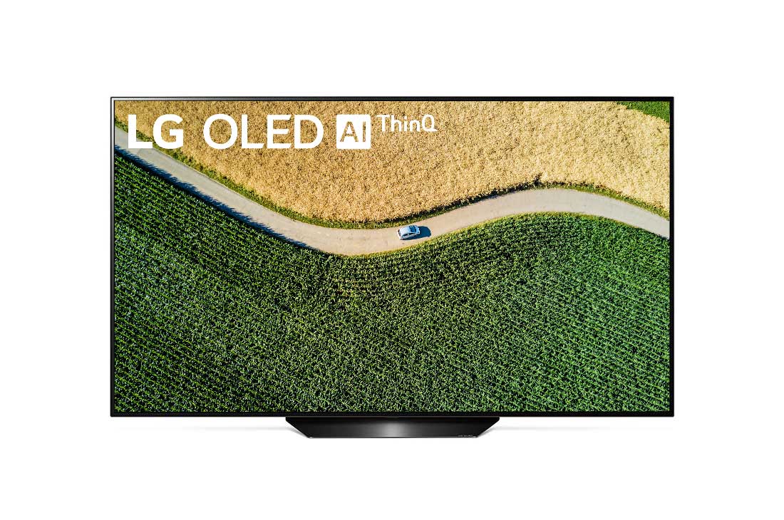LG تلفزيون OLED مقاس 65 بوصة من مجموعة B9 من LG تصميم الشاشة السينمائية الرائعة، تلفزيون 4K HDR الذكي w/ThinQ AI, OLED65B9PVA