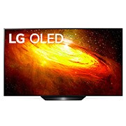 LG تلفزيون إل جي 55 بوصة أو إي إل دي  OLED   من سلسلة BX،  تصميم شاشة سينمائي 4K، شاشة سينمائية ذات نطاق ديناميكي ذكي HDR WebOS وبتقنية ThinQ Al الذكية وتعتيم البكسيل, OLED55BXPVA, thumbnail 1
