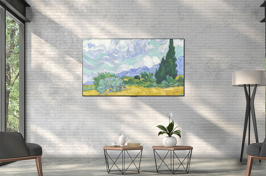 LG تلفزيون OLED مقاس 77 بوصة من مجموعة G1، بتصميم المعرض 4K وتقنية HDR السينمائية ومنصة WebOS الذكية وميزة تعتيم البكسل ThinQ AI, LifeStyle Image 3, OLED77G1PVA, thumbnail 3