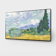 LG تلفزيون OLED مقاس 77 بوصة من مجموعة G1، بتصميم المعرض 4K وتقنية HDR السينمائية ومنصة WebOS الذكية وميزة تعتيم البكسل ThinQ AI, مظهر جانبي - 15 درجة, OLED77G1PVA, thumbnail 4