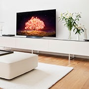 LG تلفزيون OLED مقاس 65 بوصة من مجموعة B1، بتصميم الشاشة السينمائية 4K وتقنية HDR السينمائية ومنصة WebOS الذكية وميزة تعتيم البكسل ThinQ AI, LifeStyle Image 1, OLED65B1PVA, thumbnail 4