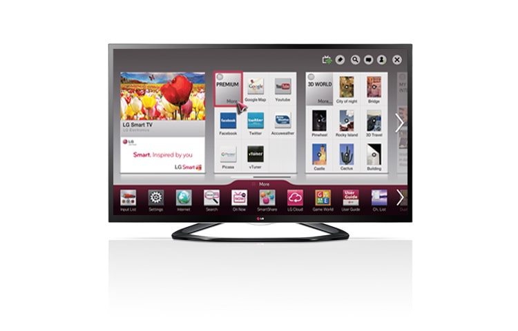 LG تلفزيون 42 انش، ال جي السينمائي الذكي ثلاثي الابعاد ، LA6400, 42LA6400, thumbnail 1