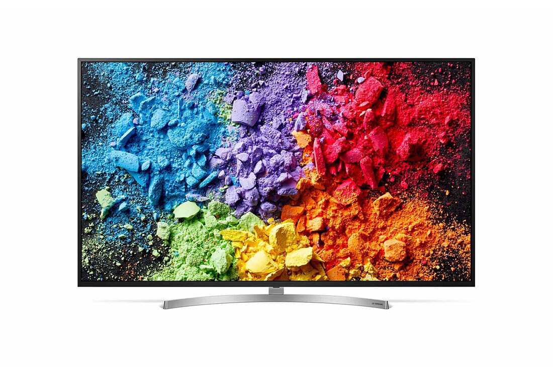 LG سلاسل تلفزيون NanoCell مقاس 65 بوصة SK8100 من LG شاشة NanoCell، تلفزيون 4K HDR LED الذكي w/ThinQ AI, 75SK8100PVA