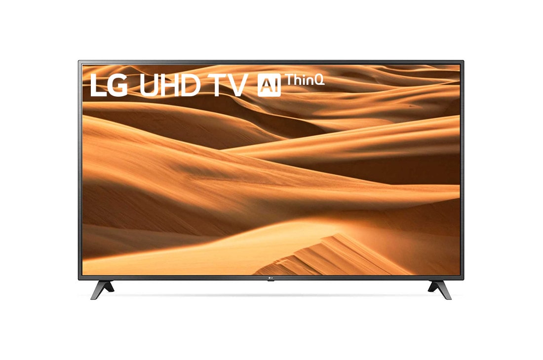 LG تلفزيون UHD مقاس 86 بوصة من مجموعة UM7580 من LG، شاشة IPS 4K، تلفزيون 4K HDR LED الذكي، w/ThinQ AI, 86UM7580PVA