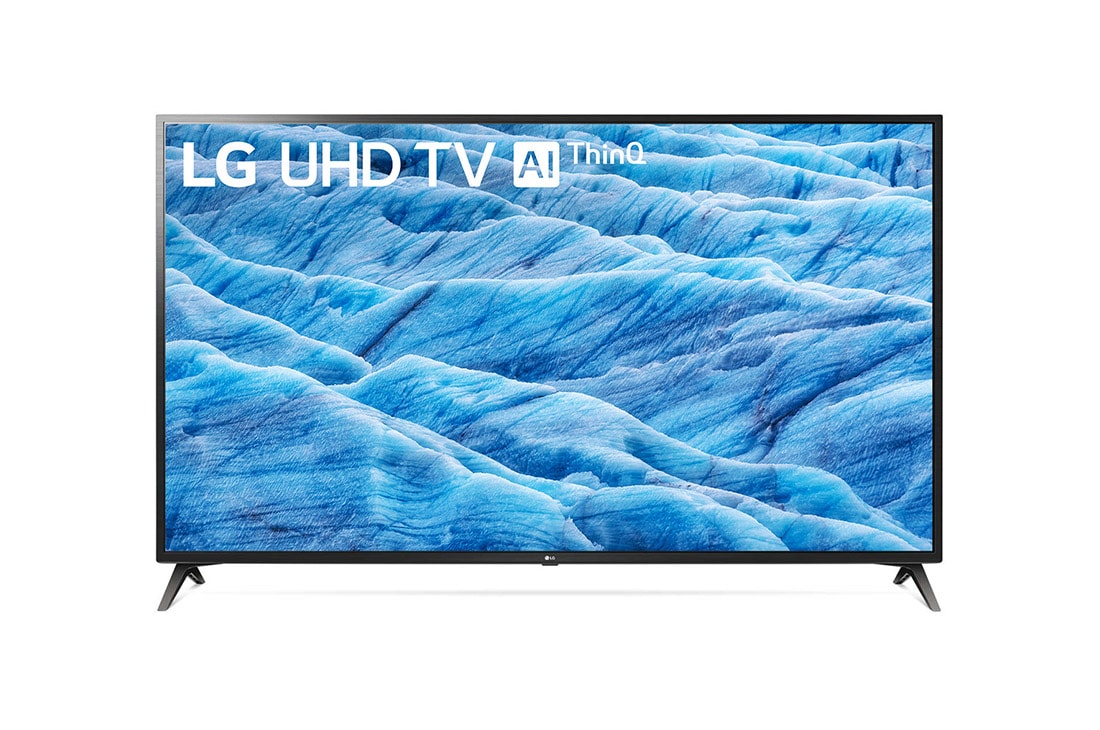 LG تلفزيون UHD مقاس 70 بوصة من مجموعة UM7380، تلفزيون 4K HDR LED الذكي، w/ThinQ AI, 70UM7380PVA