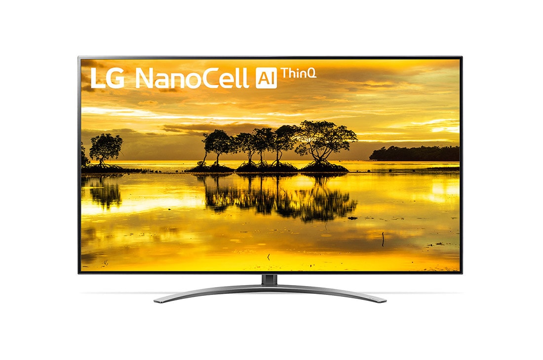 LG تلفزيون NanoCell مقاس 55 بوصة من مجموعة SM9000 من LG شاشة NanoCell, تلفزيون 4K HDR LEDالذكي w/ThinQ AI, 55SM9000PVA