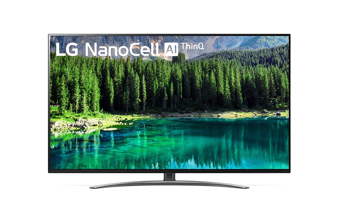 LG سلاسل تلفزيون NanoCell مقاس 55 بوصة SM8600 من LG شاشة NanoCell، تلفزيون 4K HDR LEDالذكي w/ThinQ AI, 55SM8600PVA
