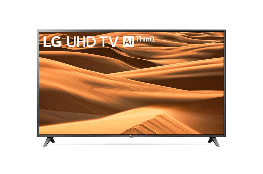 LG تلفزيون UHD مقاس 82 بوصة من مجموعة UM7580، شاشة IPS 4K، تلفزيون 4K HDR LED الذكي، w/ThinQ AI, 82UM7580PVA