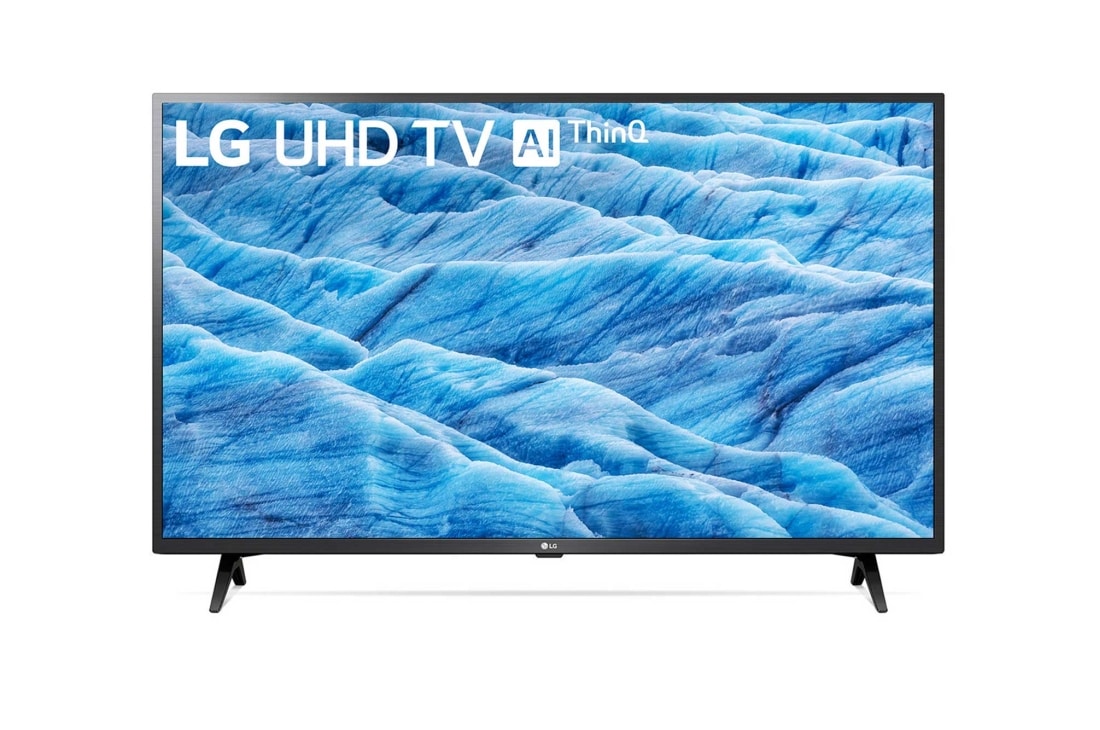 LG تلفزيون UHD مقاس 43 بوصة من مجموعة UK7340 من LG، شاشة IPS 4K، تلفزيون 4K HDR LED الذكي، w/ThinQ AI, 43UM7340PVA