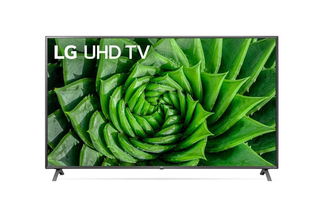 LG تلفزيون إل جي 4 كي UHD فائق الدقة ، 75 بوصة موديل UN80، نطاق ديناميكي فعال WebSO 4k HDR الذكي مع تقنية الذكاء الاصطناعي ThinQ Al   , 75UN8080PVA