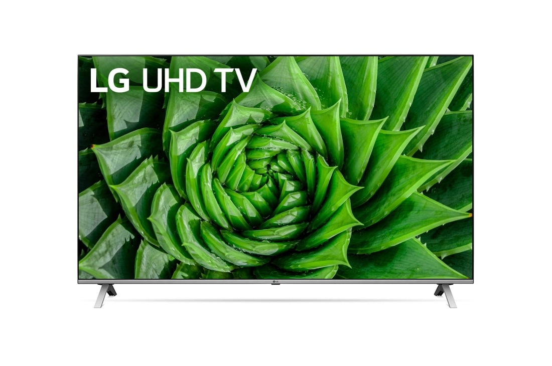 LG تلفزيون إل جي 4 كي فائق الدقة، 65 بوصة موديل UN80، نطاق ديناميكي فعال WebSO 4k HDR الذكي مع تقنية الذكاء الاصطناعي ThinQ Al   , 65UN8060PVB