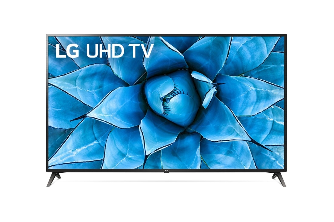 LG تلفزيون إل جي 4 كي فائق الدقة 70 بوصة، موديل UN73، فور كي ونطاق ديناميكي فعال HDR ونظام تشغيل WebOS الذكي مع تقنية الذكاء الاصطناعي ThinQ AI  , 70UN7380PVC
