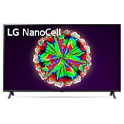LG تلفزيون إل جي نانوسيل، 65 بوصة، موديل NANO80، التصميم شاشة سينمائية 4k، نطاق ديناميكي فعال  WebOS HDR ذكي مع تقنية الذكاء الاصطناعي ThinQ Al، وخفض شدة الإضاءة الموضعية, 65NANO80VNA, thumbnail 1