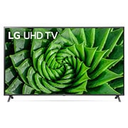LG تلفزيون إل جي 4 كي UHD فائق الدقة، 86 بوصة موديل UN80، نطاق ديناميكي فعال WebSO 4k HDR الذكي مع تقنية الذكاء الاصطناعي ThinQ Al   , 86UN8080PVA, thumbnail 1