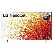 LG تلفزيون NanoCell 65 بوصة من مجموعة NANO90، بتصميم الشاشة السينمائية 4K بتقنية HDR ومنصة WebOS الذكية مع تقنية ThinQ AI, منظر أمامي لتلفزيون NanoCell من إل جي, 65NANO90VPA, thumbnail 1